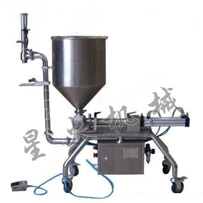 KLG半自動牛肉醬灌裝機