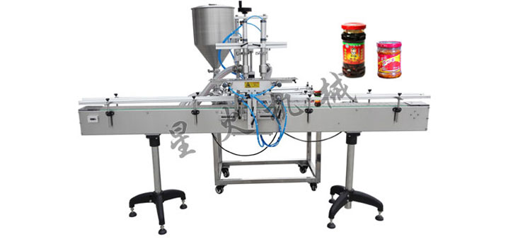 雙頭辣椒醬自動(dòng)灌裝機(jī)