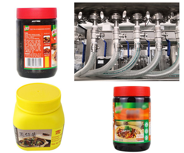 煲仔醬灌裝機設備及樣品圖