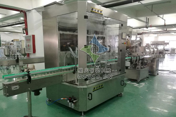 全自動牛肉醬灌裝旋蓋生產(chǎn)線